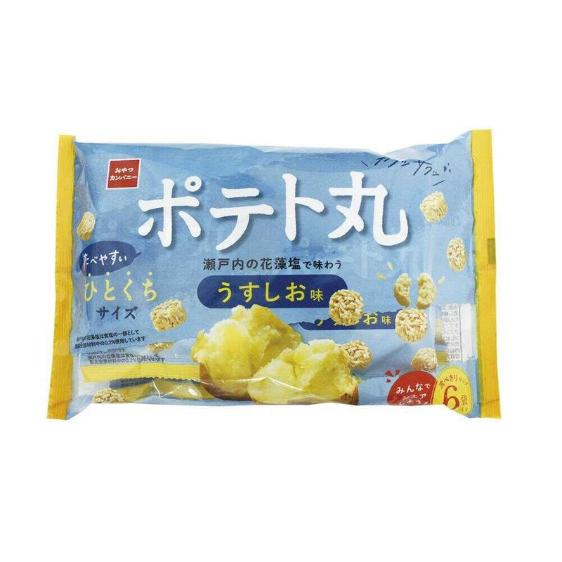 ◆おやつカンパニー ポテト丸うすしお味６袋入 108g(18g×6袋)