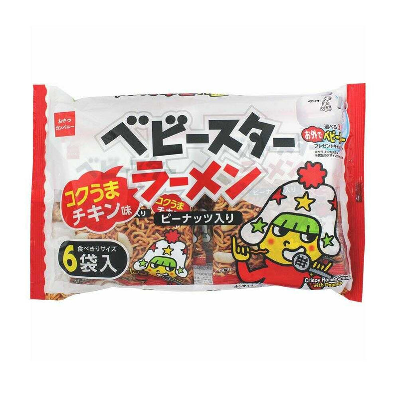 ◆おやつカンパニー ベビースターラーメンコクうまチキン味 138g(23g×6袋)