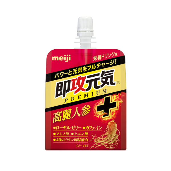 ◇明治 即攻元気ゼリー 高麗人参＋ 栄養ドリンク味 180g