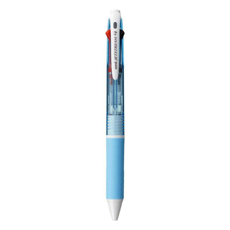 三菱鉛筆 ジェットストリーム 0.7mm 4色ボールペン 水色 1本