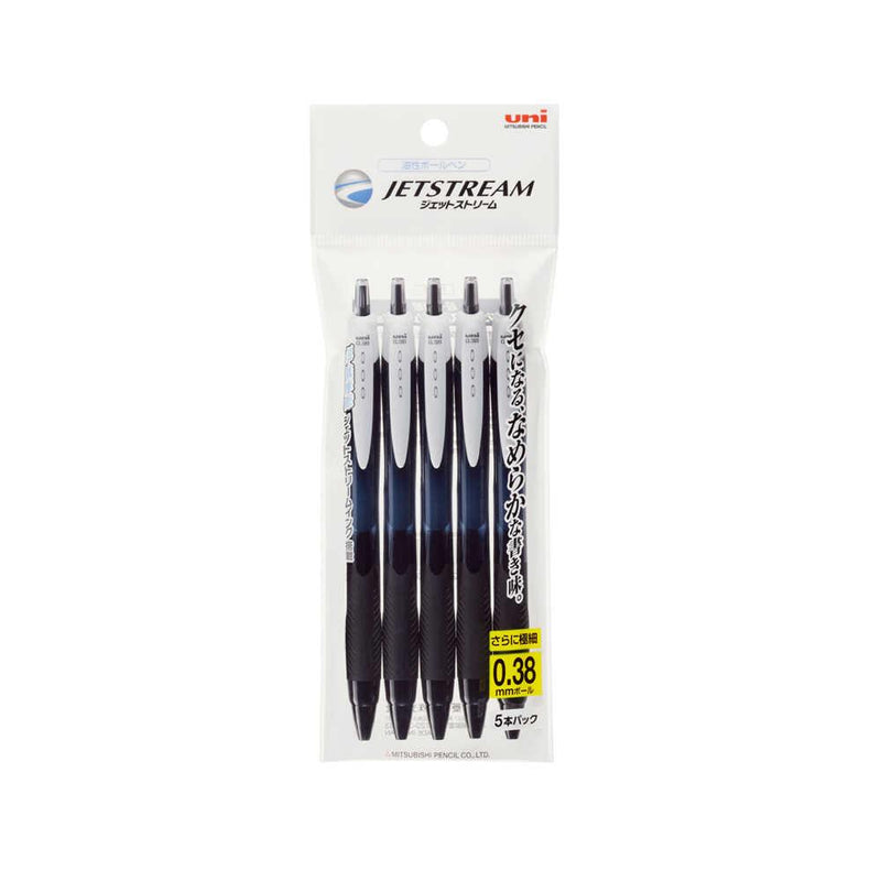 Mitsubishi Pencil Jet Stream 0.38mm 5 pack 5 pieces