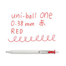 三菱鉛筆 ユニボールONE 0.38mm 赤 1本
