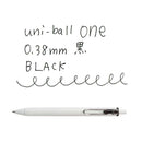 三菱鉛筆 ユニボールONE 0.38mm 黒 1本