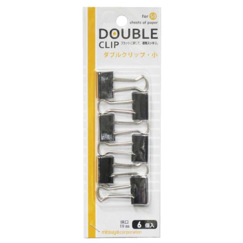 Mitsuya Double Clip Small Pack of 6