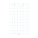 ミドリ ダイヤメモ＜S＞方眼罫 青 1冊