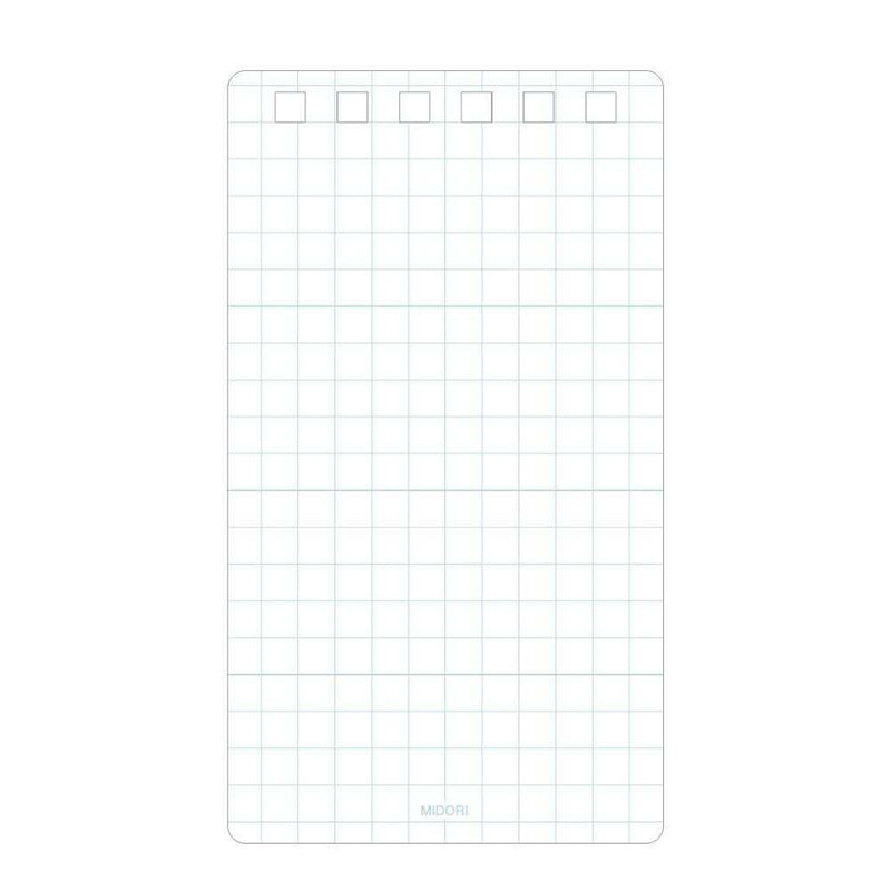 ミドリ ダイヤメモ＜S＞方眼罫 青 1冊