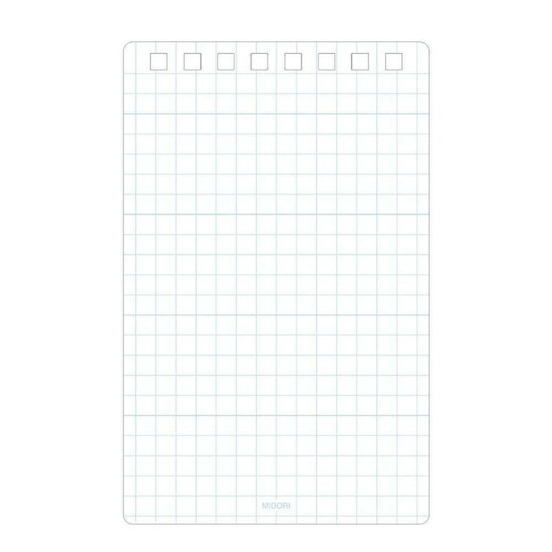 ミドリ ダイヤメモ＜M＞方眼罫 青 1冊