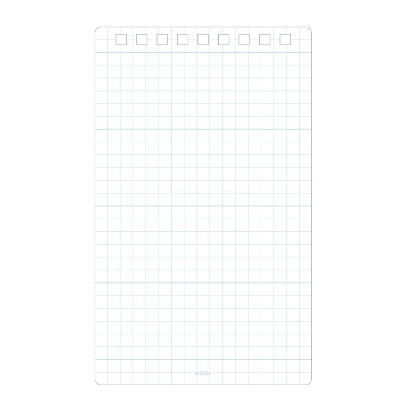ミドリ ダイヤメモ＜L＞方眼罫 青 1冊