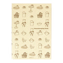 ミドリ 家計簿＜A5＞ 月間＋週間 コックさん柄 1冊