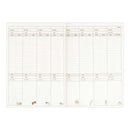 ミドリ 家計簿＜A5＞ 月間＋週間 コックさん柄 1冊