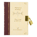 ミドリ 日記 鍵付 天使柄 1冊