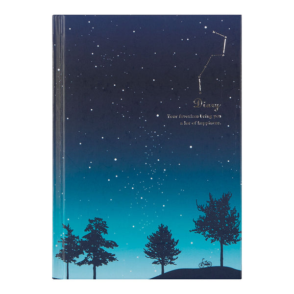ミドリ 日記 星空柄 1冊