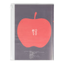 ミドリ 家計簿＜A5＞月間 かんたん リンゴ柄 1冊