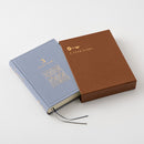 ミドリ 日記 3年連用 扉 ミニ 青紫 1冊