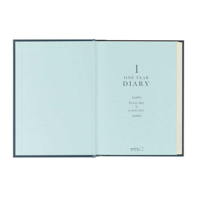 ミドリ 日記 1日1ページ 洋風 1冊