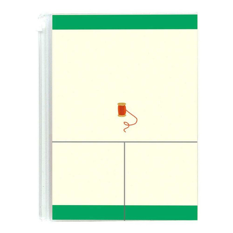 ミドリ 家計簿＜A5＞月間 働くふたり 暮らし柄 1冊
