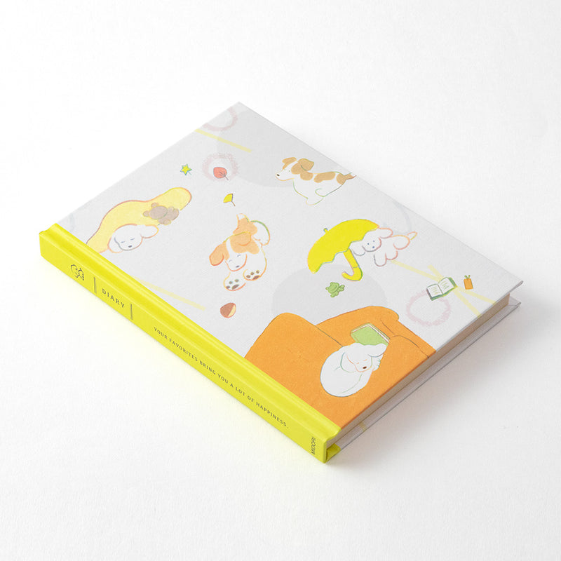 ミドリ 日記 イヌ柄 1冊