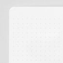 ミドリ ノート＜A5＞ カラー ドット方眼 白 1冊