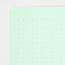 ミドリ ノート＜A5＞ カラー ドット方眼 緑 1冊