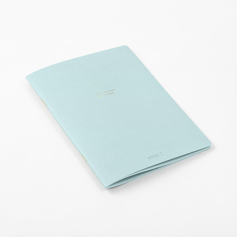 ミドリ ノート＜A5＞ カラー ドット方眼 青 1冊