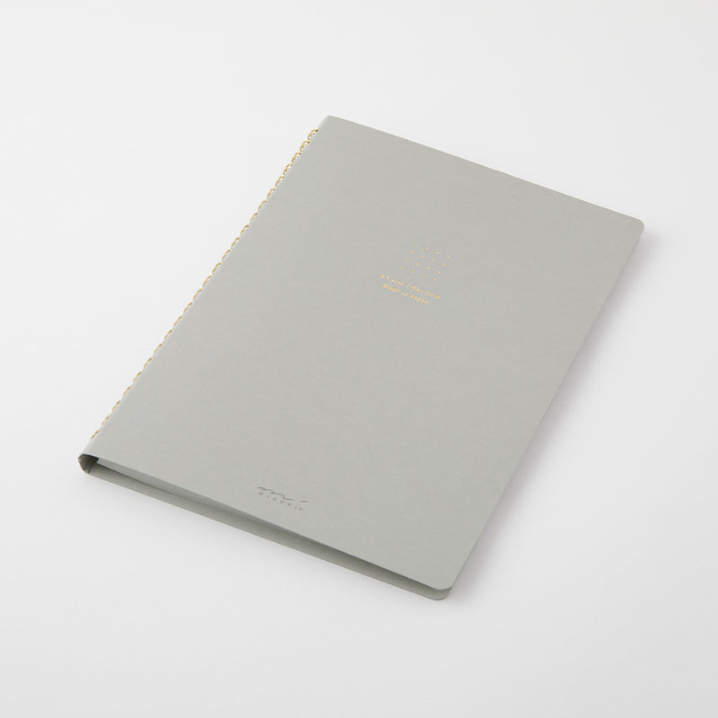 ミドリ リングノート＜A5＞ カラー ドット方眼 グレー 1冊