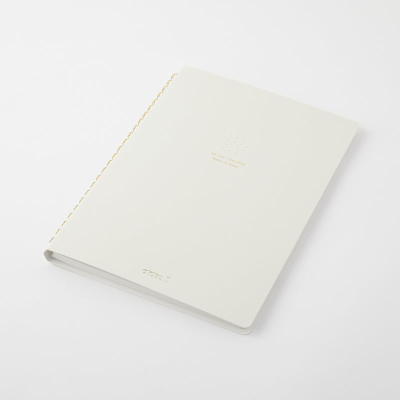 ミドリ リングノート＜A5＞ カラー ドット方眼 白 1冊