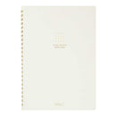 ミドリ リングノート＜A5＞ カラー ドット方眼 白 1冊