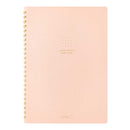 ミドリ リングノート＜A5＞ カラー ドット方眼 ピンク 1冊