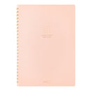 ミドリ リングノート＜A5＞ カラー ドット方眼 ピンク 1冊