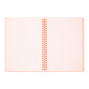 ミドリ リングノート＜A5＞ カラー ドット方眼 ピンク 1冊