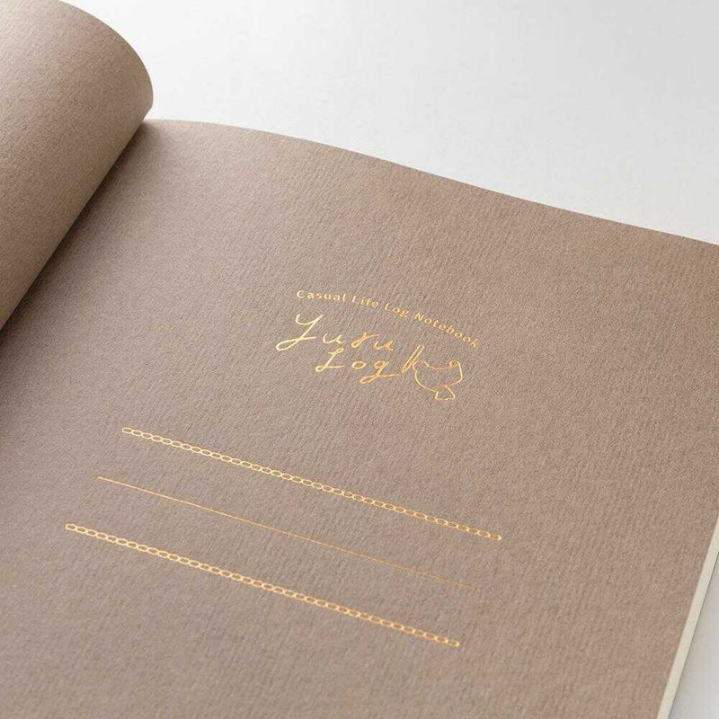 ミドリ ノート＜B6＞ ゆるログ 水彩柄 1冊