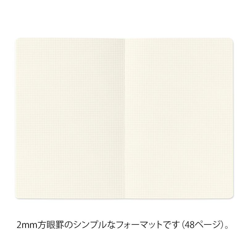 ミドリ ノート＜B6＞ ゆるログ 方眼罫 2mm 1冊