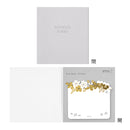 ミドリ 型抜き付せん紙 箔 花柄 20枚入