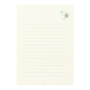 ミドリ 便箋 しあわせをはこぶ手紙 ラッキーモチーフ柄入 4柄×6枚