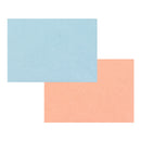 ミドリ 封筒 しあわせをはこぶ手紙 ラッキーモチーフシール入 2色×3枚