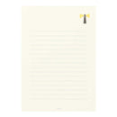 ミドリ 便箋 しあわせをはこぶ手紙 ラッキーモチーフ柄入 4柄×6枚