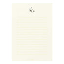 ミドリ 便箋 しあわせをはこぶ手紙 ラッキーモチーフ柄入 4柄×6枚