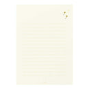 ミドリ 便箋 しあわせをはこぶ手紙 ラッキーモチーフ柄入 4柄×6枚