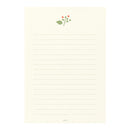 ミドリ 便箋 しあわせをはこぶ手紙 木の実柄 4柄×6枚