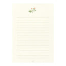 ミドリ 便箋 しあわせをはこぶ手紙 木の実柄 4柄×6枚