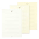 ミドリ 便箋＜A5＞ 色を贈る 白 24枚入（3色×8枚）