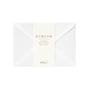 ミドリ 封筒＜洋2＞ 色を贈る 白 8枚入