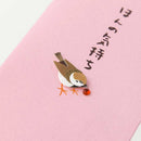 ミドリ ぽち袋 ほんの気持ち すずめ柄 3枚入