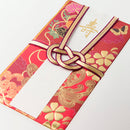 ミドリ 金封 結婚祝 打掛柄 赤 1枚入（中袋付）