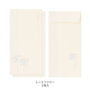 ミドリ 金封 のし袋 花色和紙 白 3枚入（添え紙付）