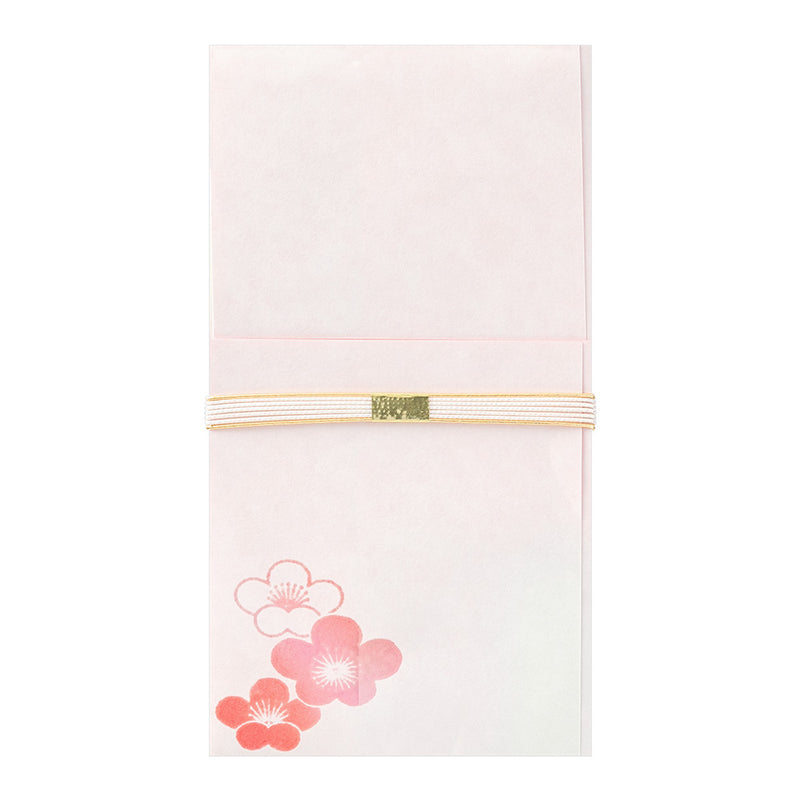 ミドリ 金封 結婚祝 華色透かし 梅柄 1枚入（中袋付）