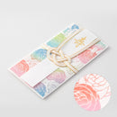 ミドリ 金封 結婚祝 華色透かし バラ柄 1枚入（中袋付）