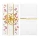 ミドリ 金封 結婚祝 透かし 花びら柄 1枚入（中袋付）