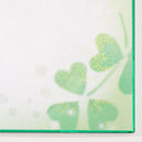 ミドリ カラー色紙 ラメ入りクローバー柄 1枚