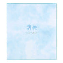 ミドリ カラー色紙 二つ折り 青い鳥柄 1枚